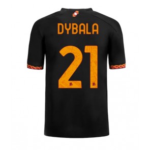 AS Roma Paulo Dybala #21 Koszulka Trzecich 2023-24 Krótki Rękaw
